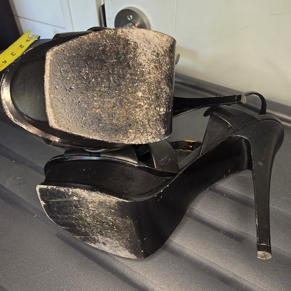 YSL Saint Laurent TRIBUTE leather heel size 11 (41 EU) - Picture 8 of 12